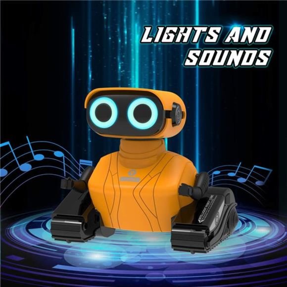 Robot Toys for Kids, 2.4Ghz Remote Control Robot Toys with LED Eyes &  Sound - Picture 4 of 6